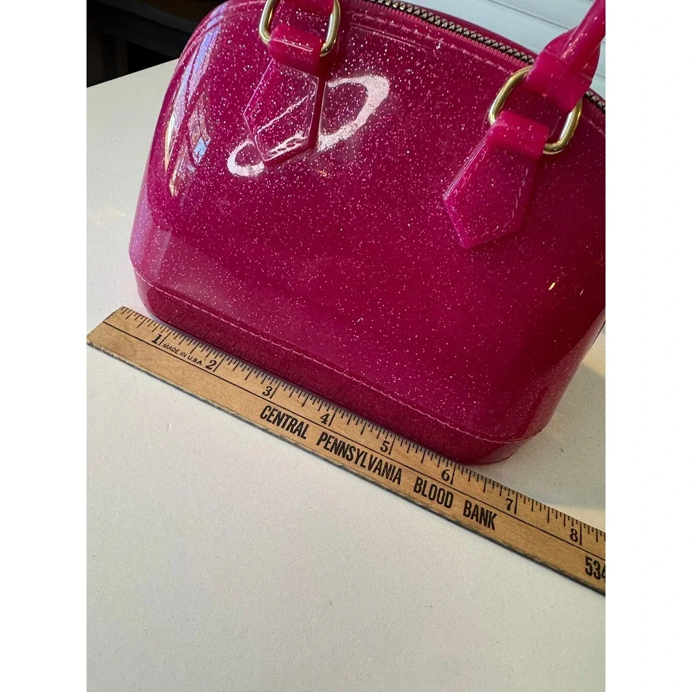 Sparkle Cate Jelly‎ Purse Pink Glitter Mini Handbag Carrying Kind